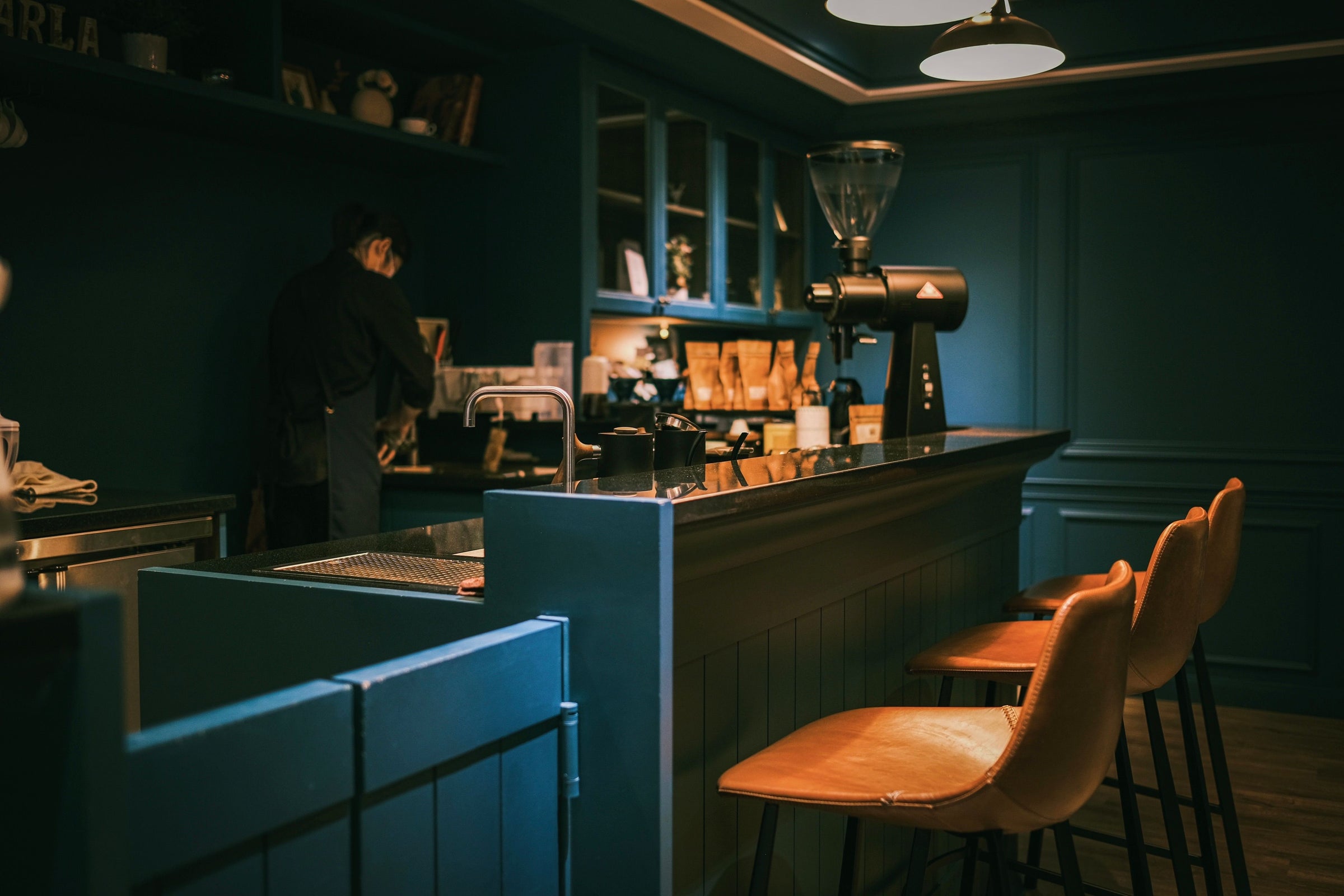 Conquest Coffee served in a hospitality setting